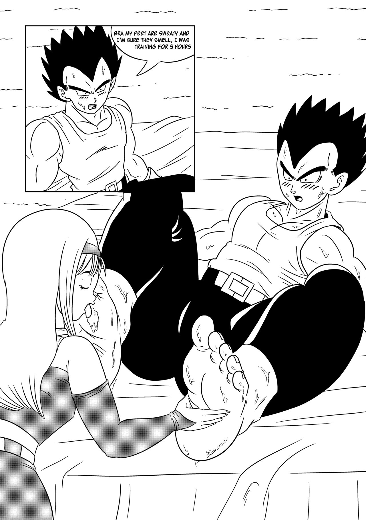 Vegeta: The paradise in his feet page 11 full