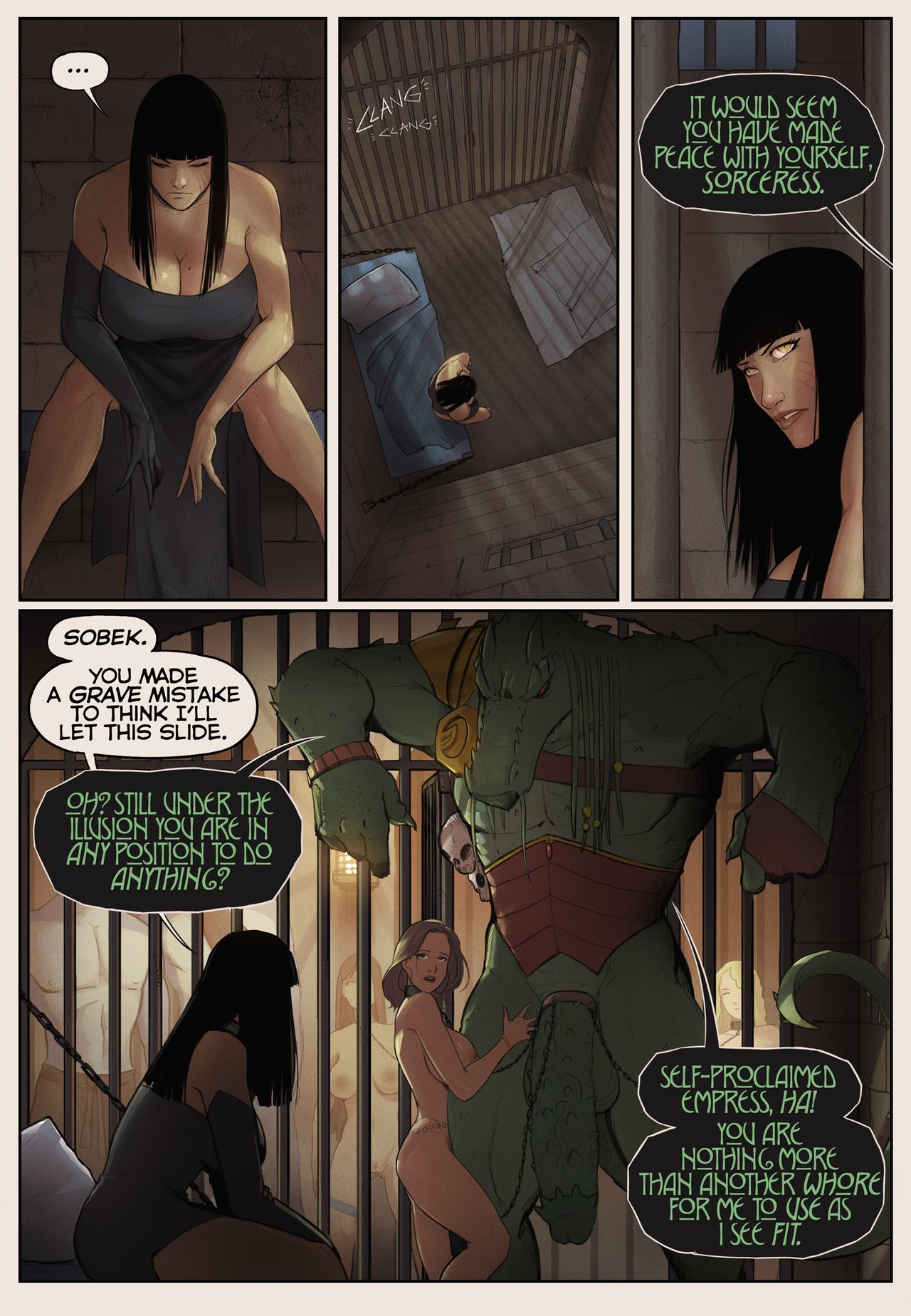 Legend of queen Opala In the shadow of anubis chapter one page 12 full