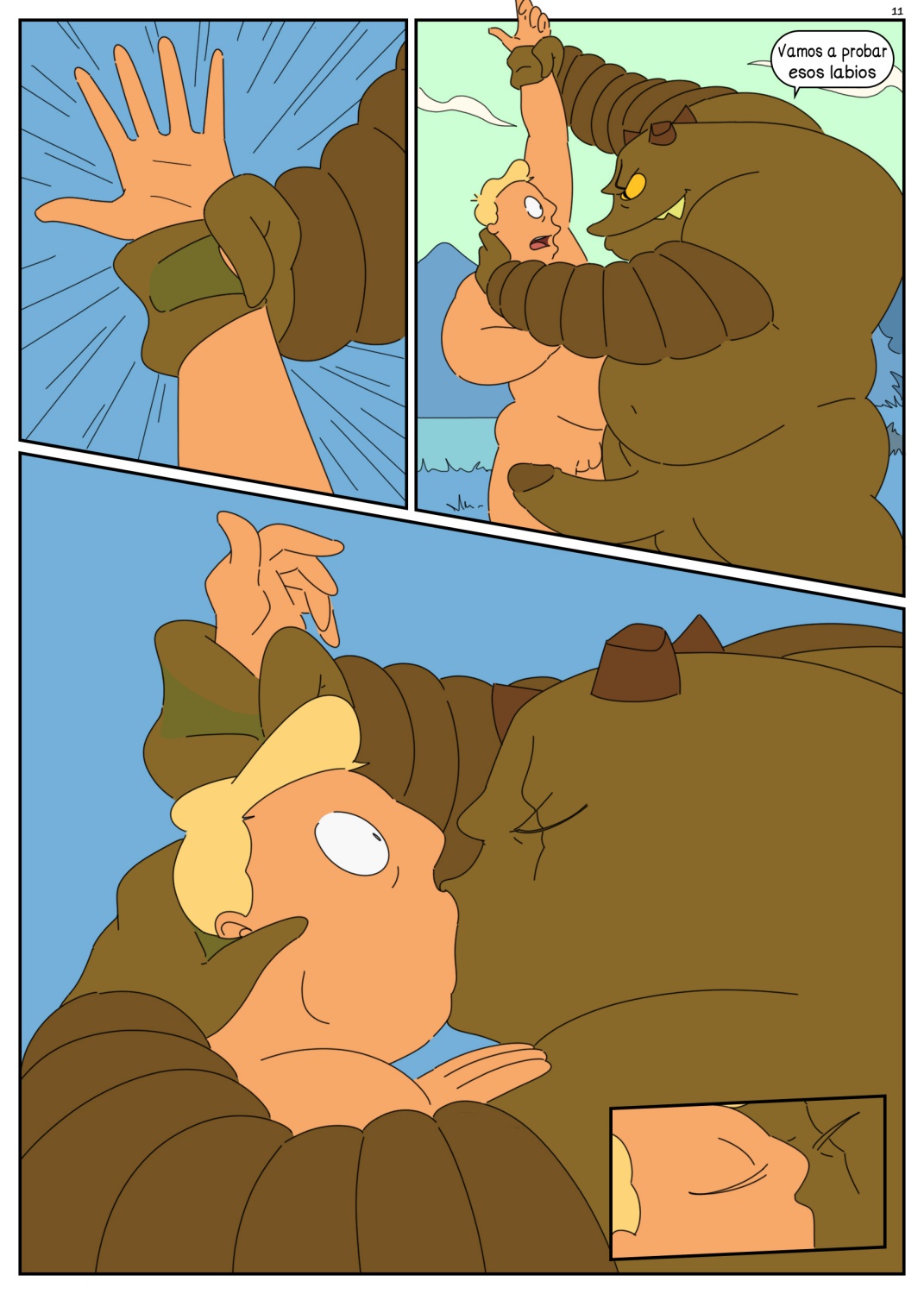 Zapp Brannigan and the Misterious Omicronian page 12 full