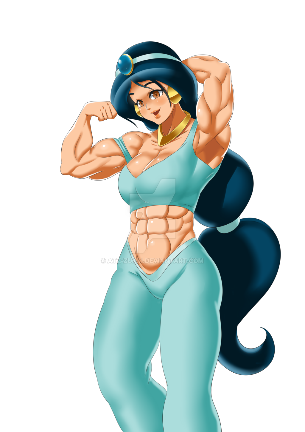 Muscle Disney Girls page 8 full