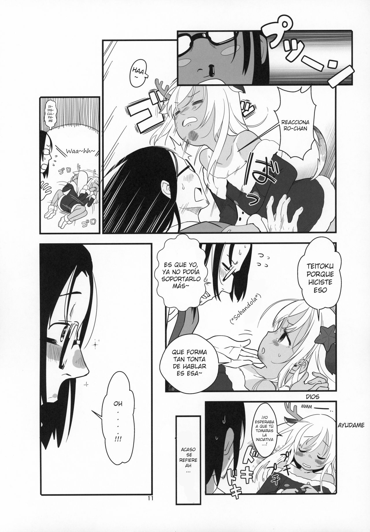 Ro-chan no Seiya ni Icha Love Daisakusen | La gran operación amorosa de Ro-chan en la víspera de Navidad page 11 full