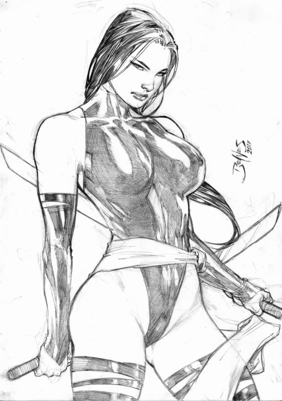 Benes studio: Psylocke page 1 full