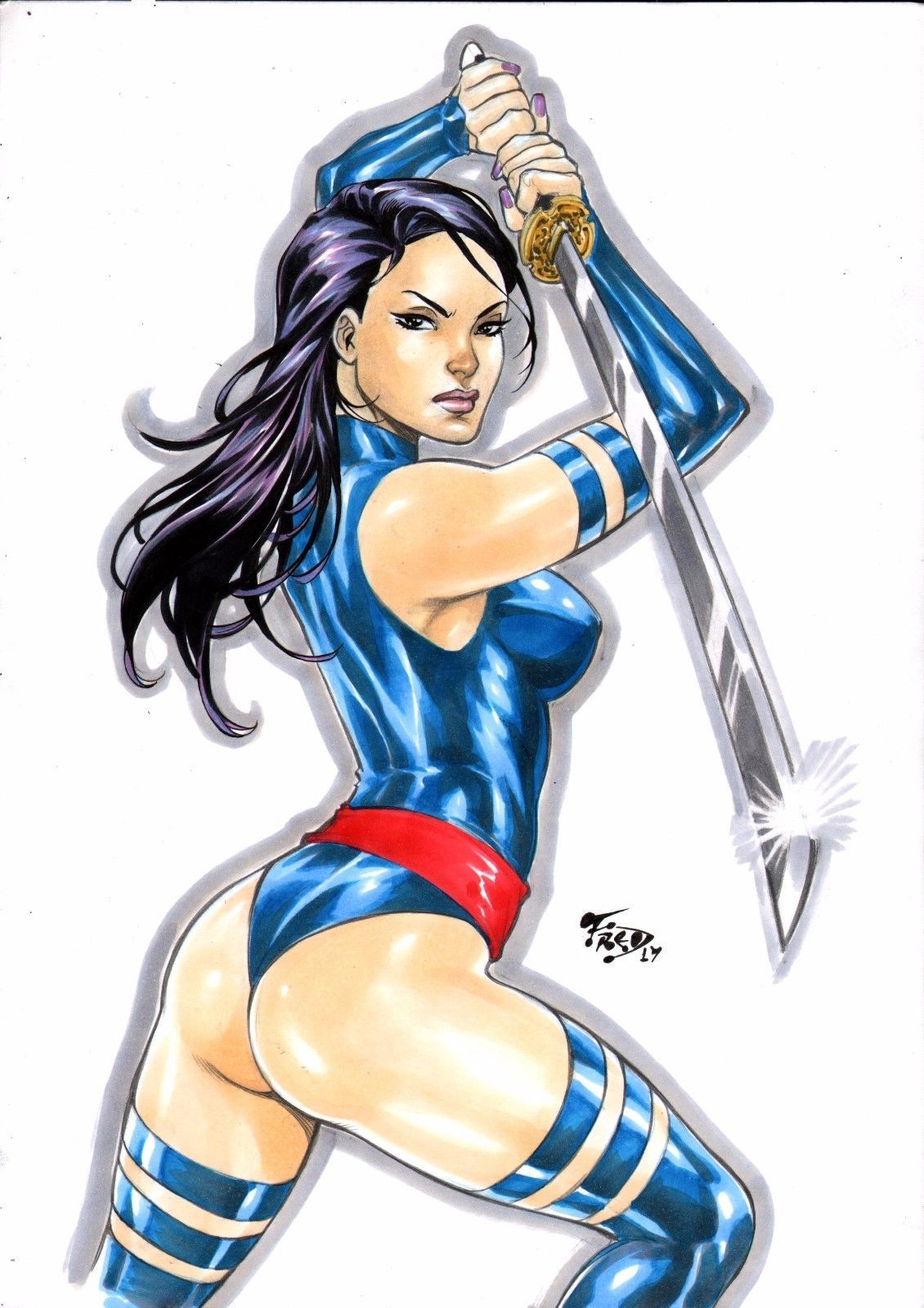 Benes studio: Psylocke page 12 full