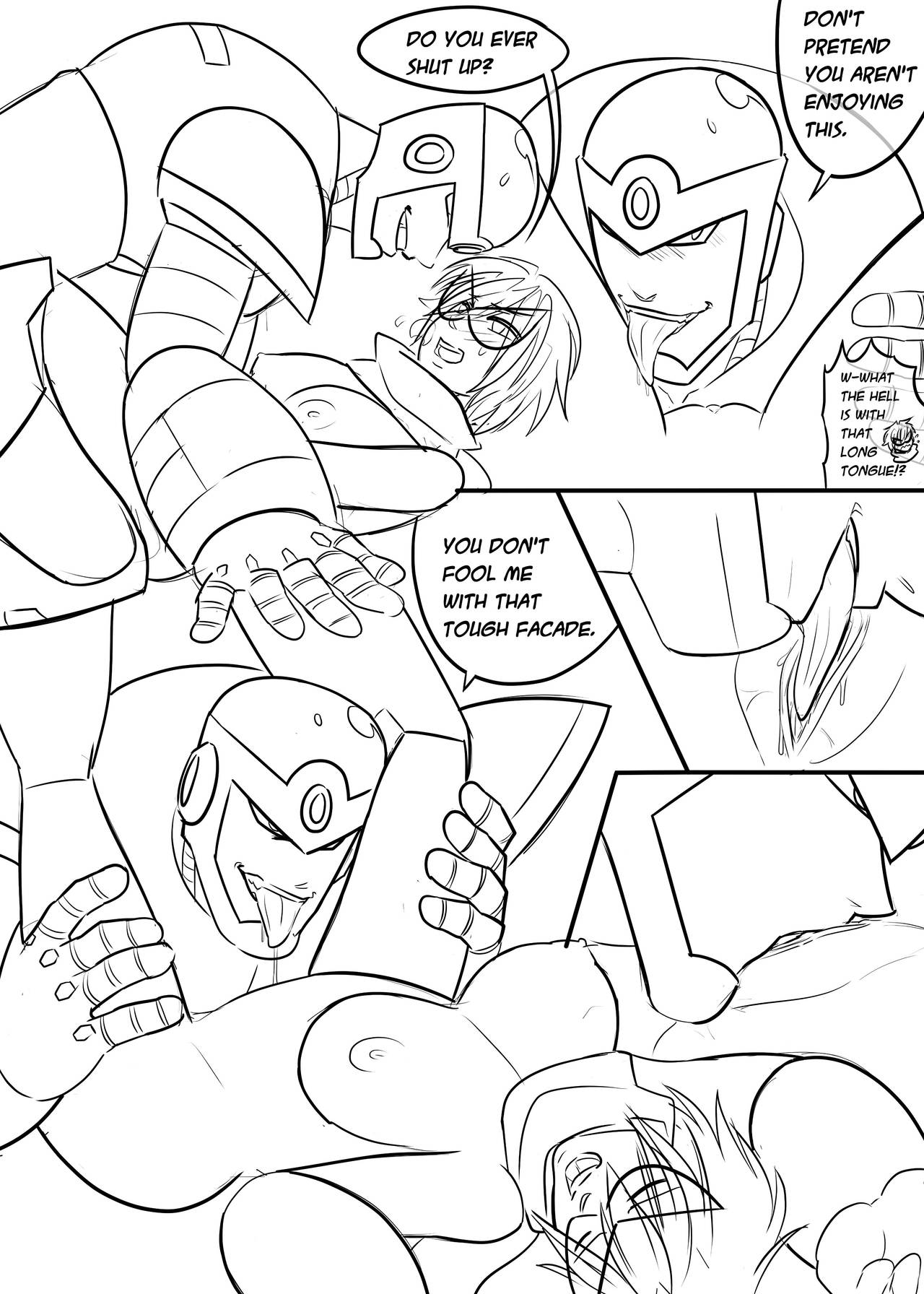 Megaman Hentai Mix page 7 full