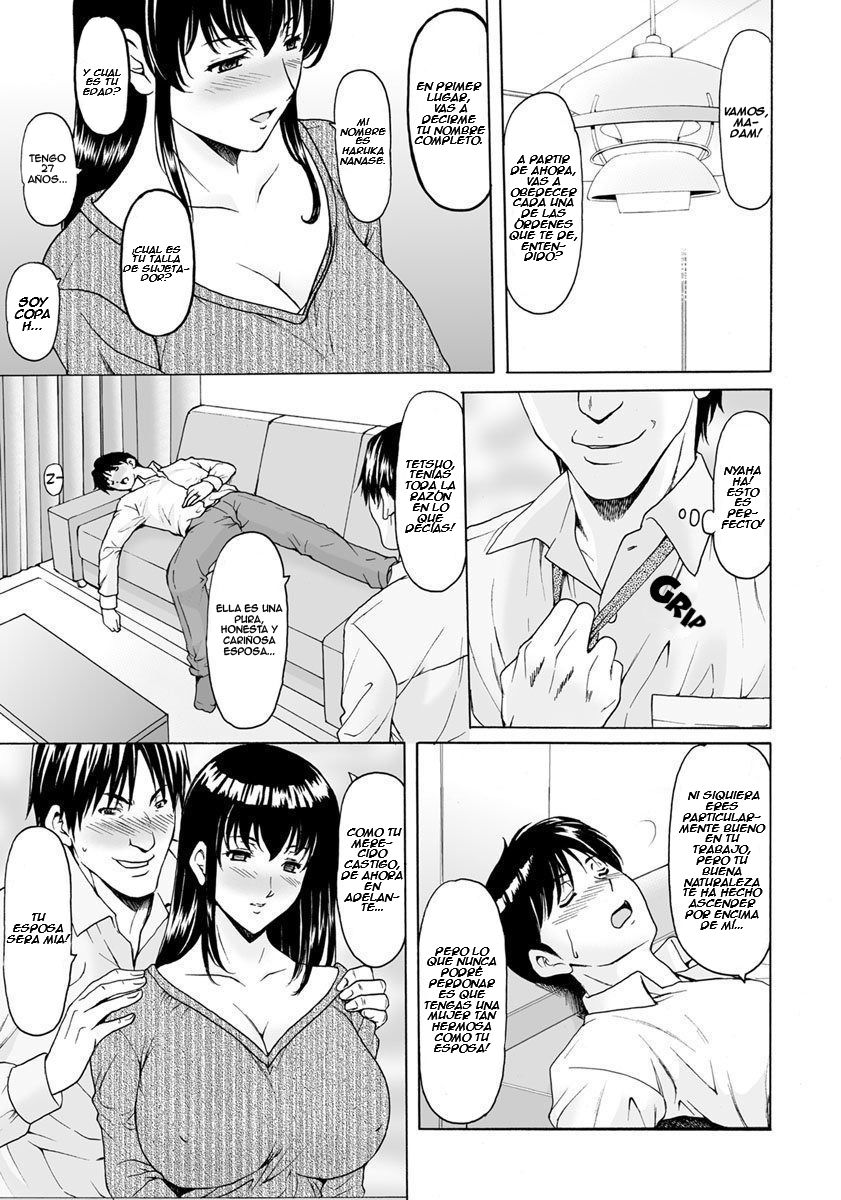 Saimin Netorare Zuma Haruka Ch. 1 | Esposa hipnotizada infiel Haruka capitulo 1 page 10 full