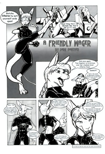 [Dark Panther] A Friendly Wager cover