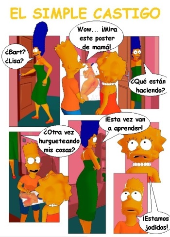 Simpsons xxx - El simple castigo (Español) cover
