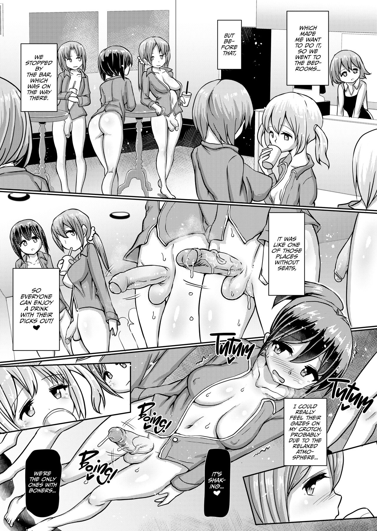 Issho ni Futanari Practice 5 | Joint Futanari Practice 5 page 12 full