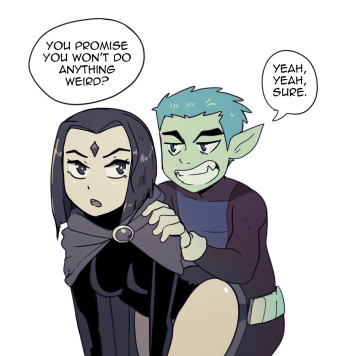 [Wolfrad Senpai] Raven x Beast Boy: Interspecies (Teen Titans) cover