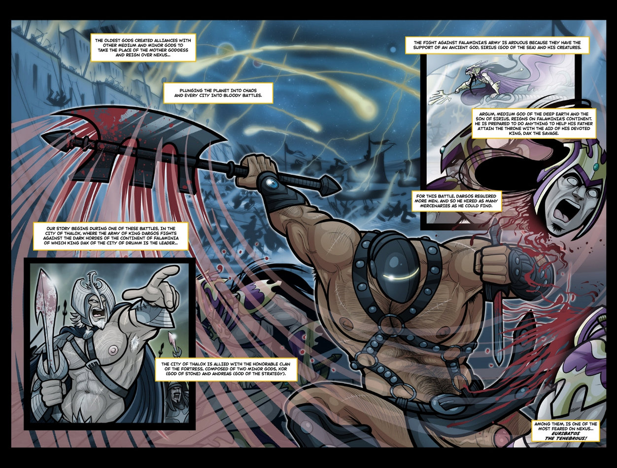 Exodus. Vol. 1. Euribatos the Tenebrous page 3 full