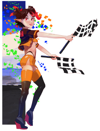 [Polyle] Racing Queen Tera cover