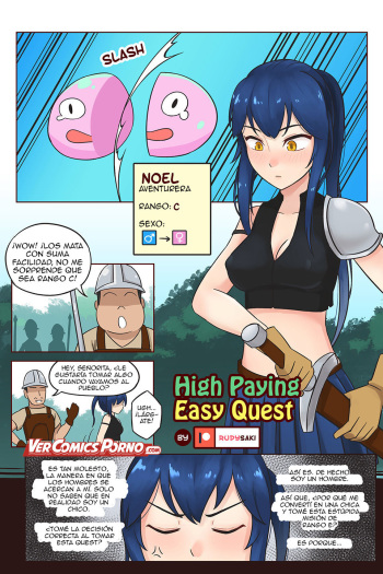 [Rudy Saki] High Paying Easy Quest (Spanish) cover