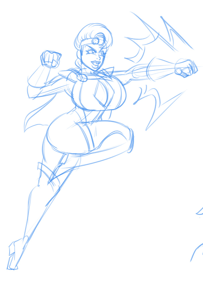 Power Girl Project page 9 full