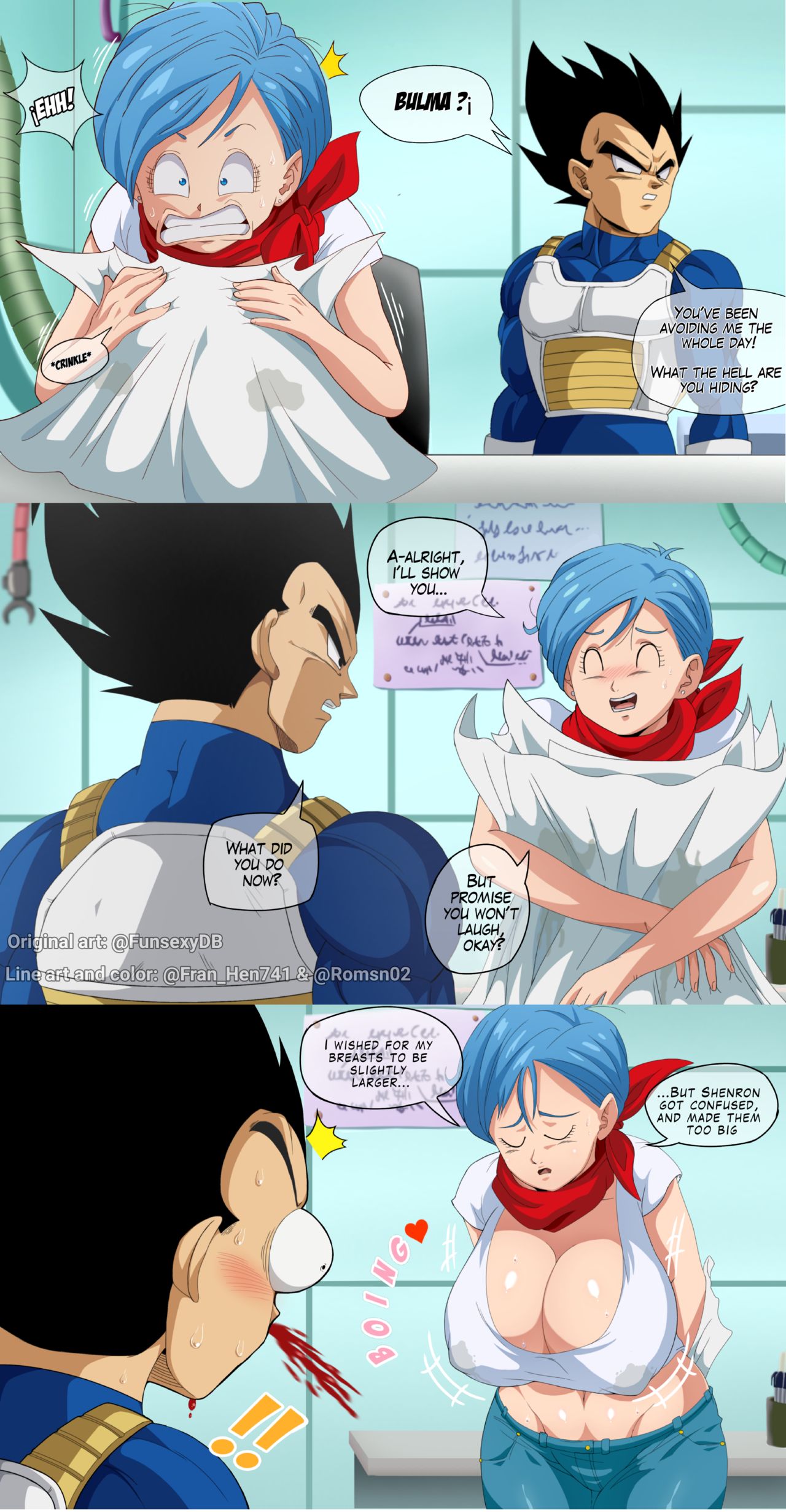 Bulma's New Boobs page 1 full