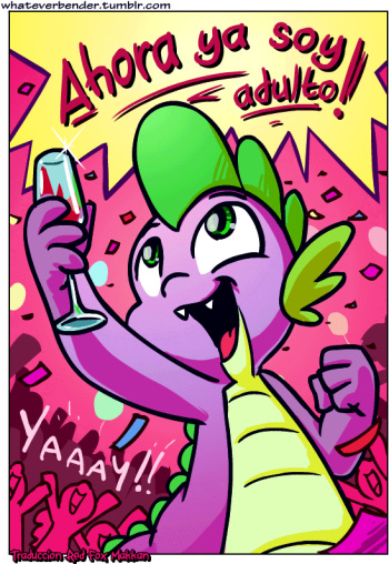 [WhatEverBender] Now I am Adult  / Ahora Soy Adulto (My Little Pony: Friendship is Magic) (gif) [Spanish] [Red Fox Makkan] cover