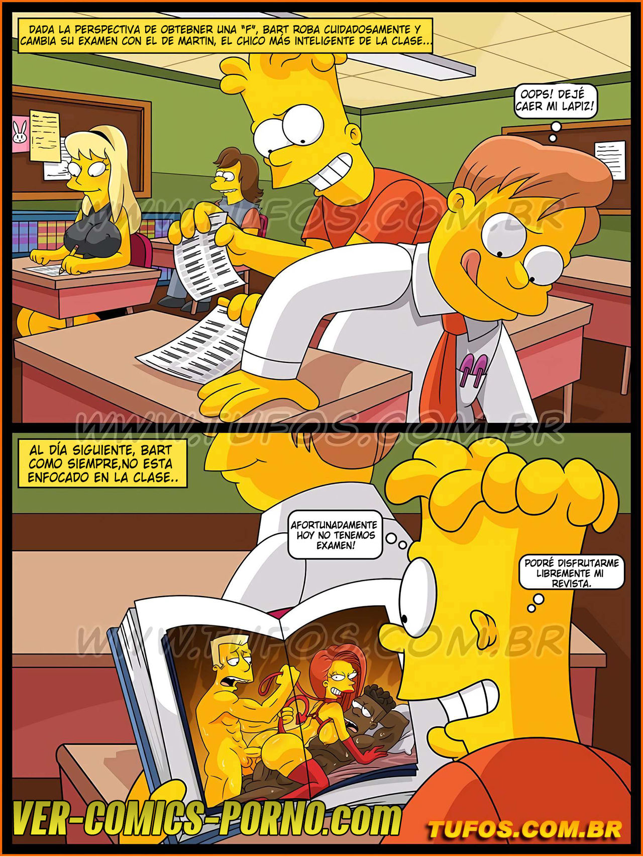 Prueba De Inteligencia Los Simpsons - Page 3 - Comic Porn XXX