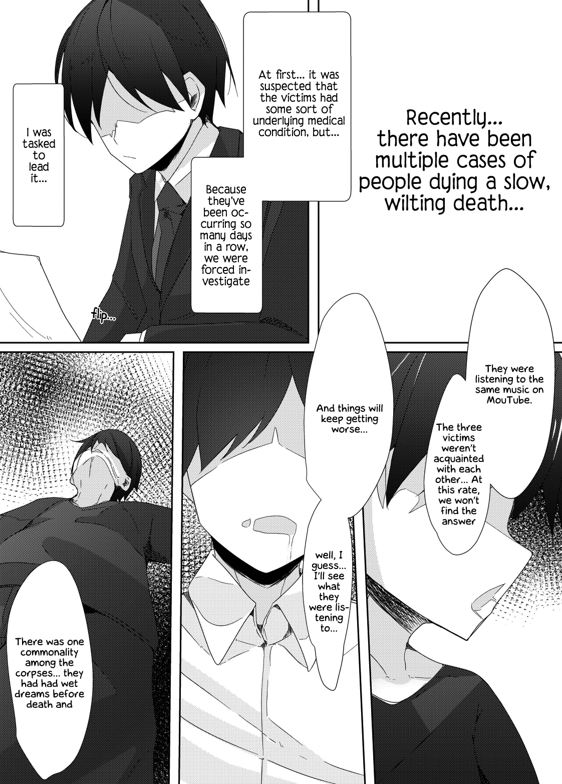 Renzoku Sakusei Ma no Otokonoko ga Jiken Chousachuu no Keiji o Yume no Naka de Ikase x su Hanashi | The Story of a Milking Demon Otokonoko That Sucks A Detective On The Case Dry In His Dream page 2 full