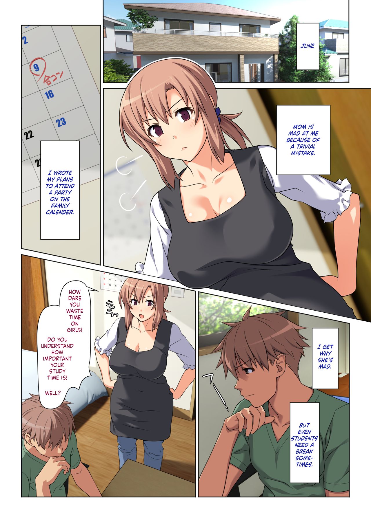 Seiseki UP o Jouken ni Mainichi Nuite kureru Okaa-san | Mom Will Put Out Everyday On The Condition That His Grades Improve page 2 full