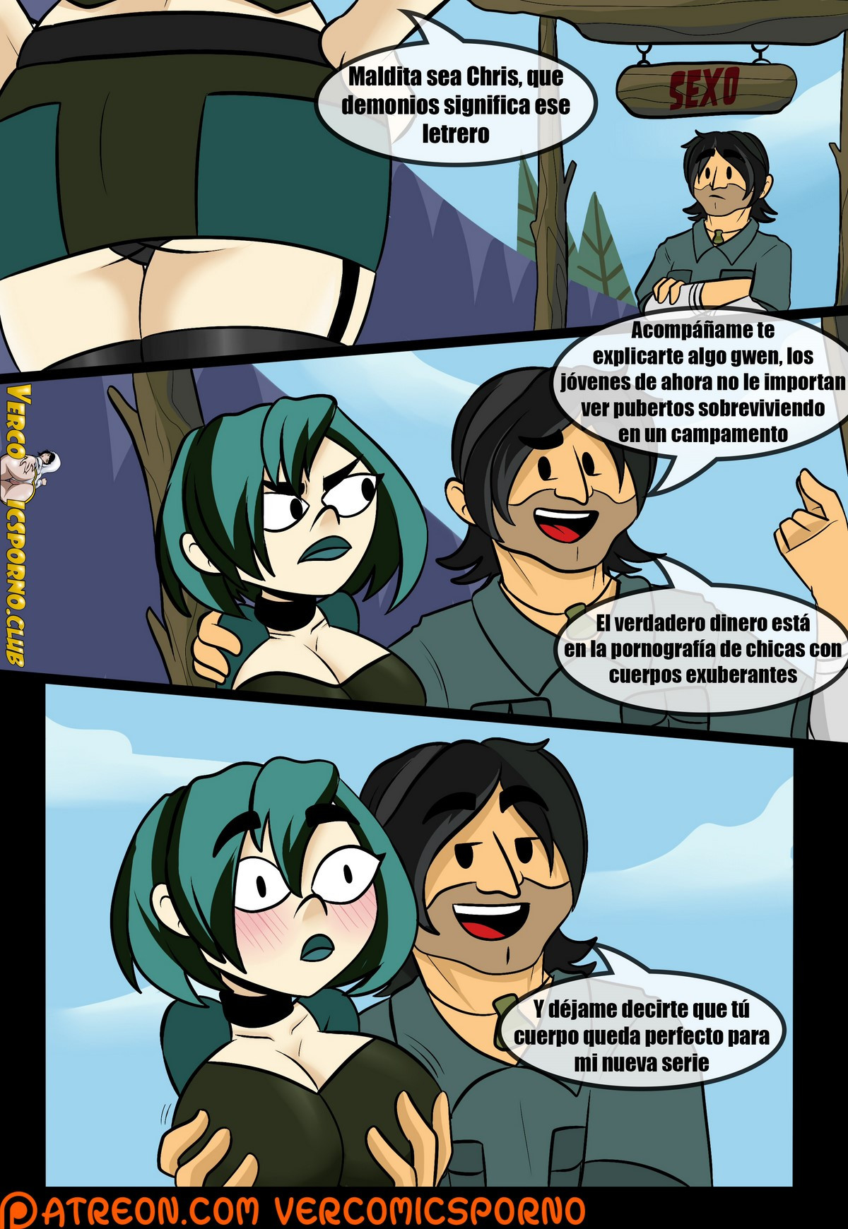 Total Drama: Luces, Camara, Sexo!  -  -  - Complete. page 3 full