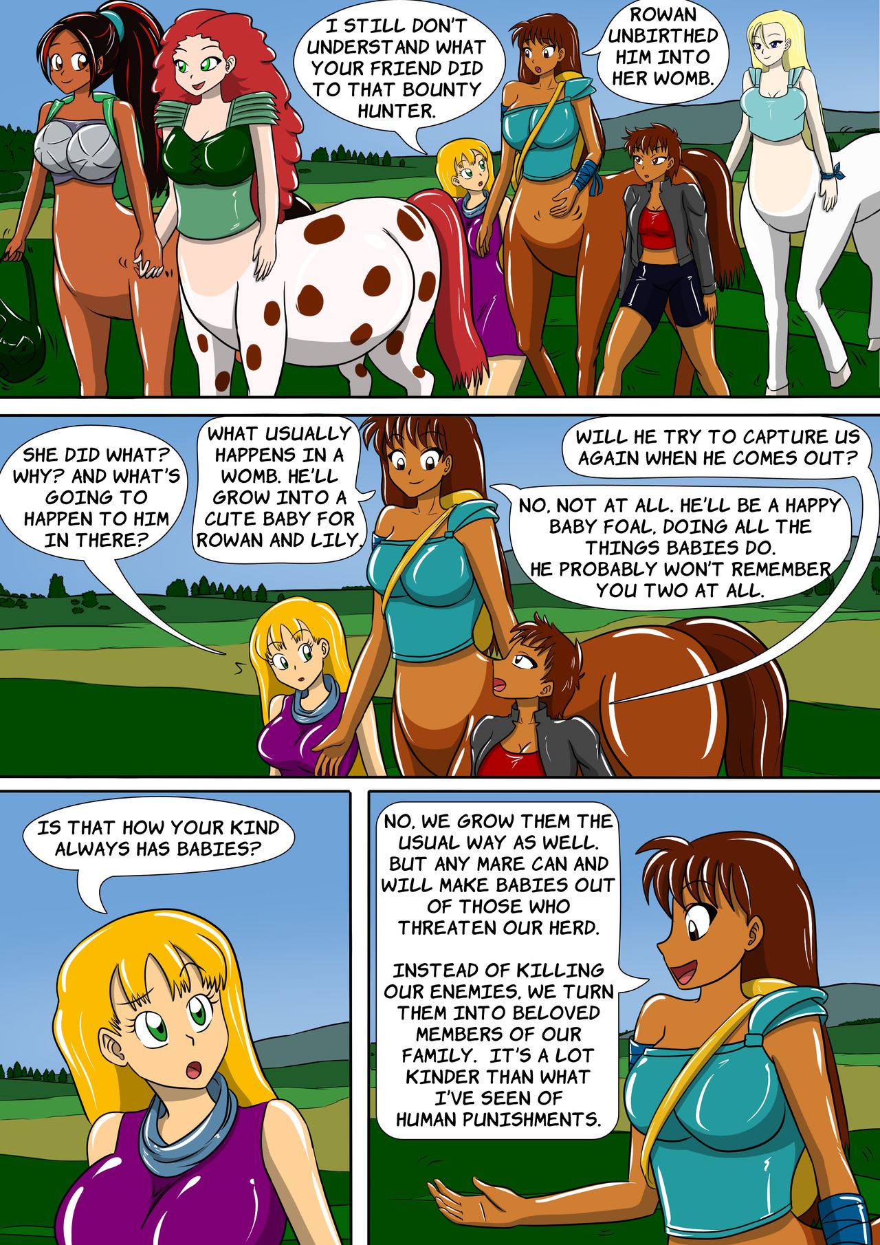 Centaur's Protective Womb page 11 full