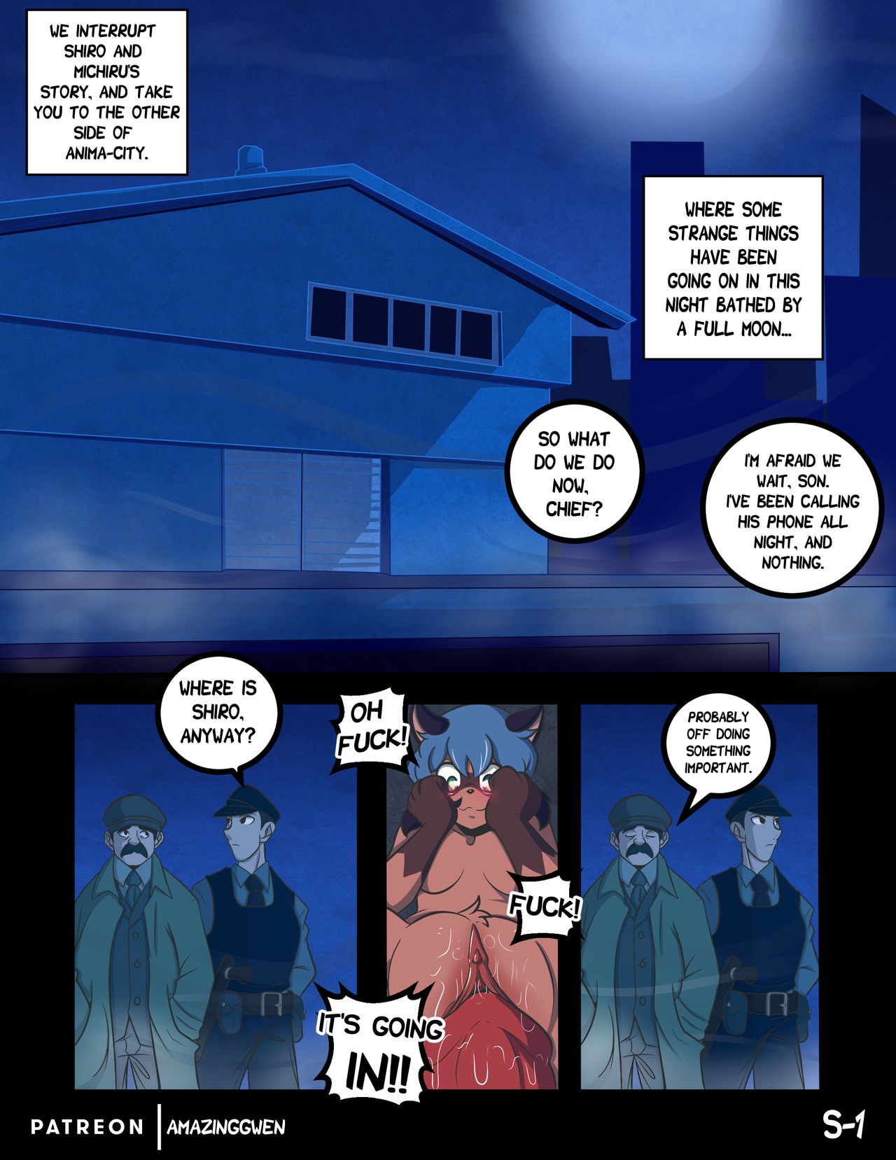 Nightlife in Animacity | Halloween Side Story page 1 full