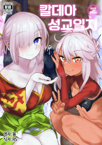 (COMIC1☆15) [Anon's Flood Myth (Anon 2-okunen)] Chaldea Seikou Nisshi Chloe Hen & Mash Hen | 칼데아 성교일지 마슈편 & 클로에편 (Fate/Grand Order) [Korean] [몸] cover