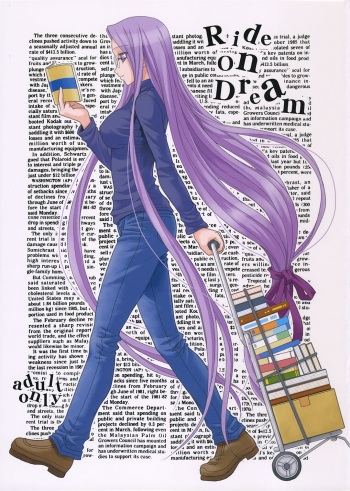 (ComiChara 2) [Junpuumanpandou (Hida Tatsuo)] Ride on Dream (Fate/stay night) [Spanish] [Biblioteca Hentai] cover