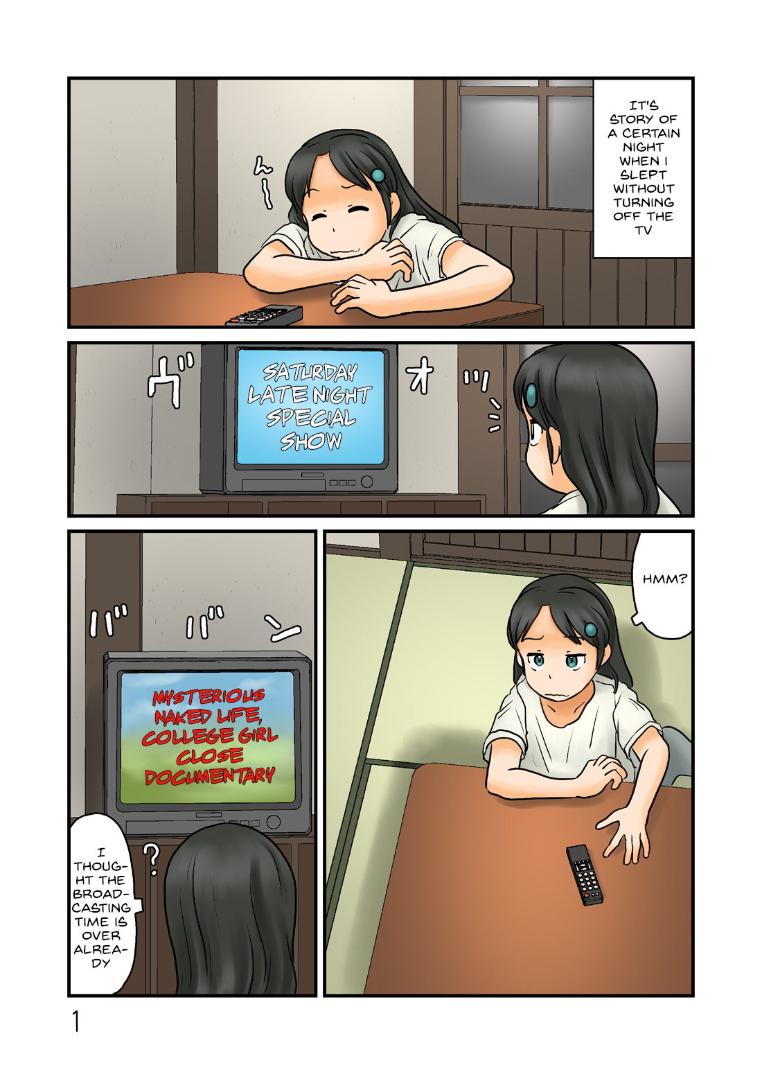Shinjin-san ga Nazo no Roshutsu Kuukan ni page 2 full