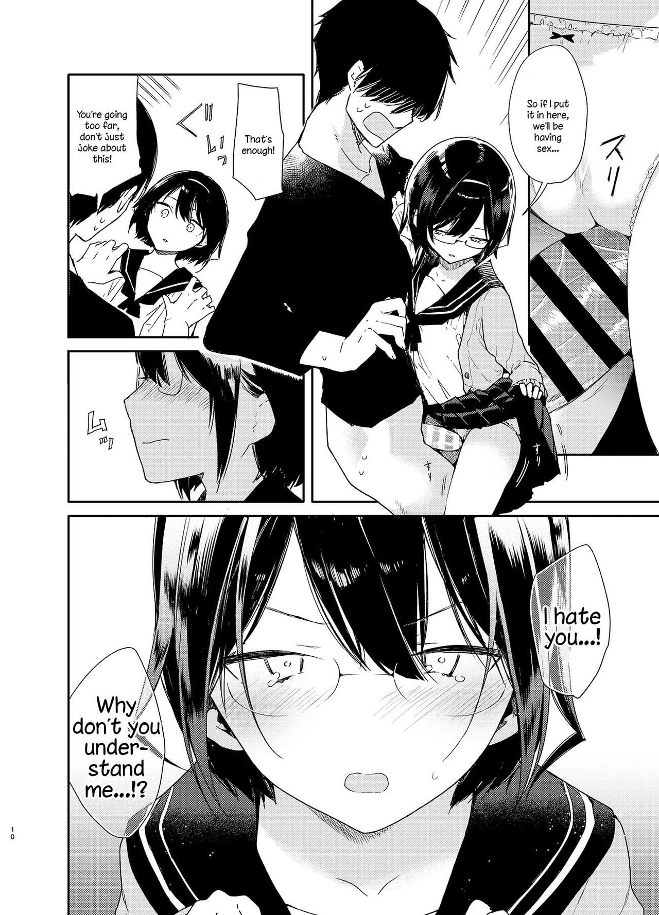 Chiteki Bungaku Bishoujo to Ikimakuri Obenkyou Ecchi page 10 full