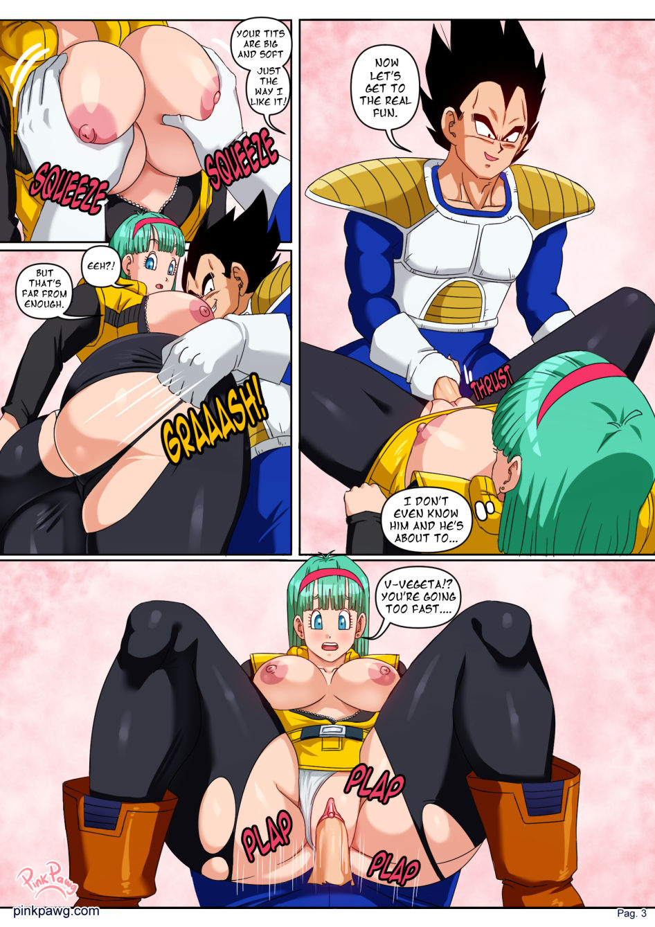 dragon ball z Pinkpawg page 3 full