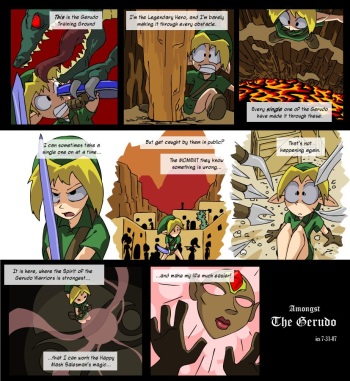 [tran4of3] Amongst the Gerudo cover