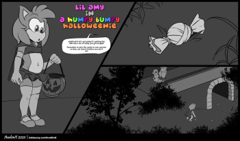 [Aval0nX] Cubtober 2020 - Lil Amy in A Humpy Bumpy Halloweenie (Sonic The Hedgehog) cover