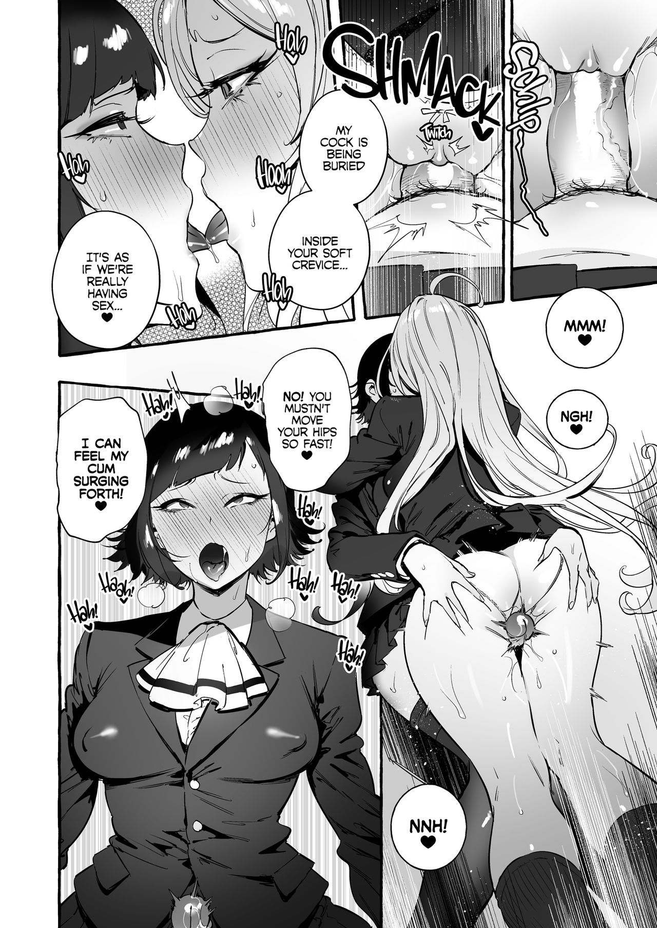 Futanari-san to Nonke-san♀Hatsu Date Hen | Straight Girl Meets Futa: The First Date page 6 full