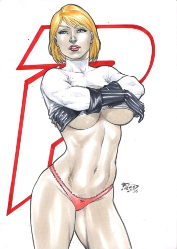 Benes studio: powergirl cover