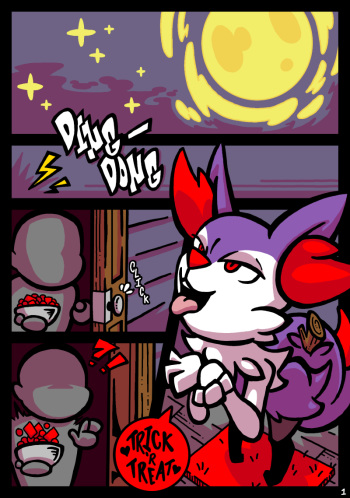 [Vanilla Pete] Halloween with Braixen (Pokemon) cover