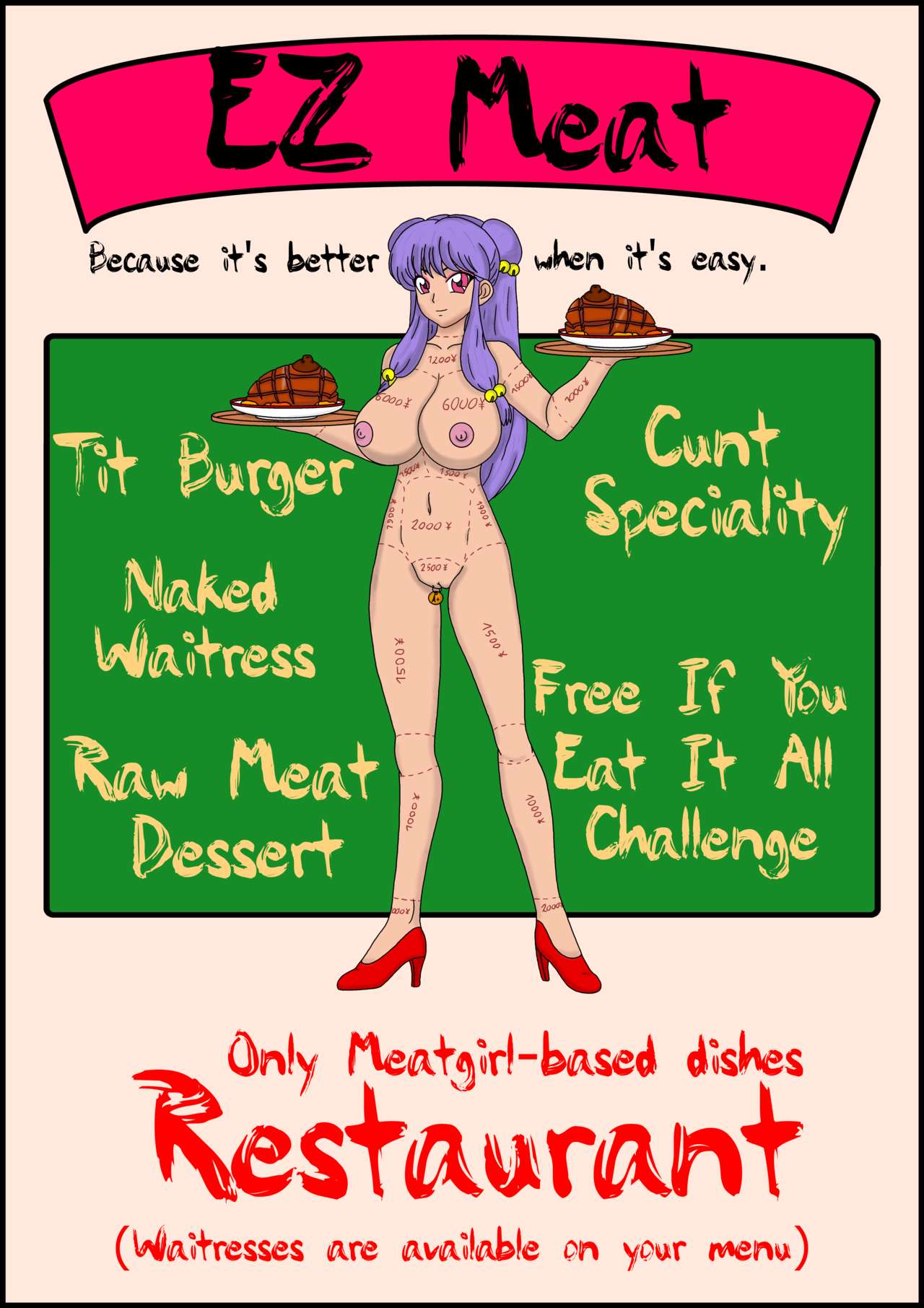 EZ Meat Menu page 1 full