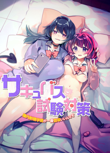 [2com (Wakadori Nikomi)] Succubus Shiken Taisaku Chitsunai Shasei Gakushuu ga Ichiban Kouritsu Iin desu cover