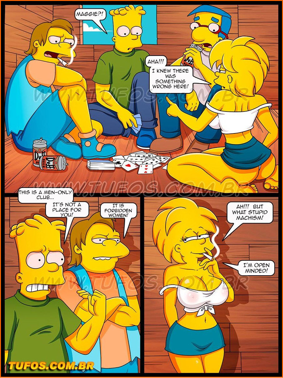 The Simpsons 24 – Men’s Club page 4 full