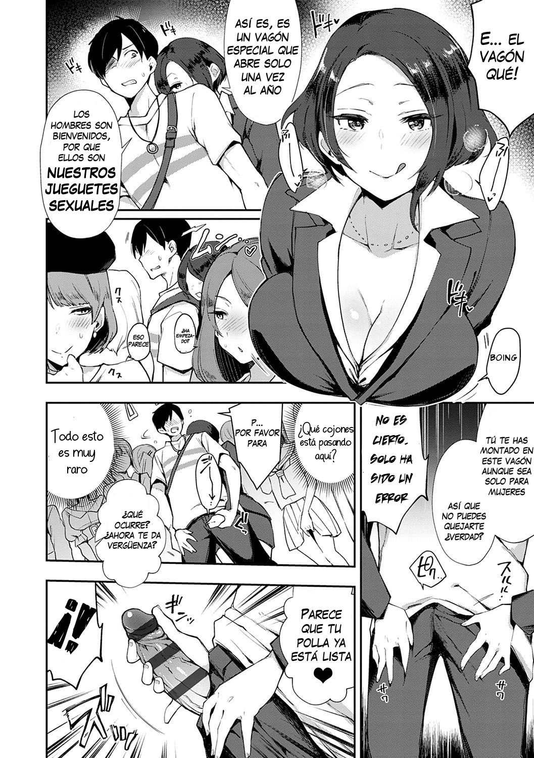 Chijo Senyousha ~BITCH ONLY~ | El vagón zorrón page 8 full