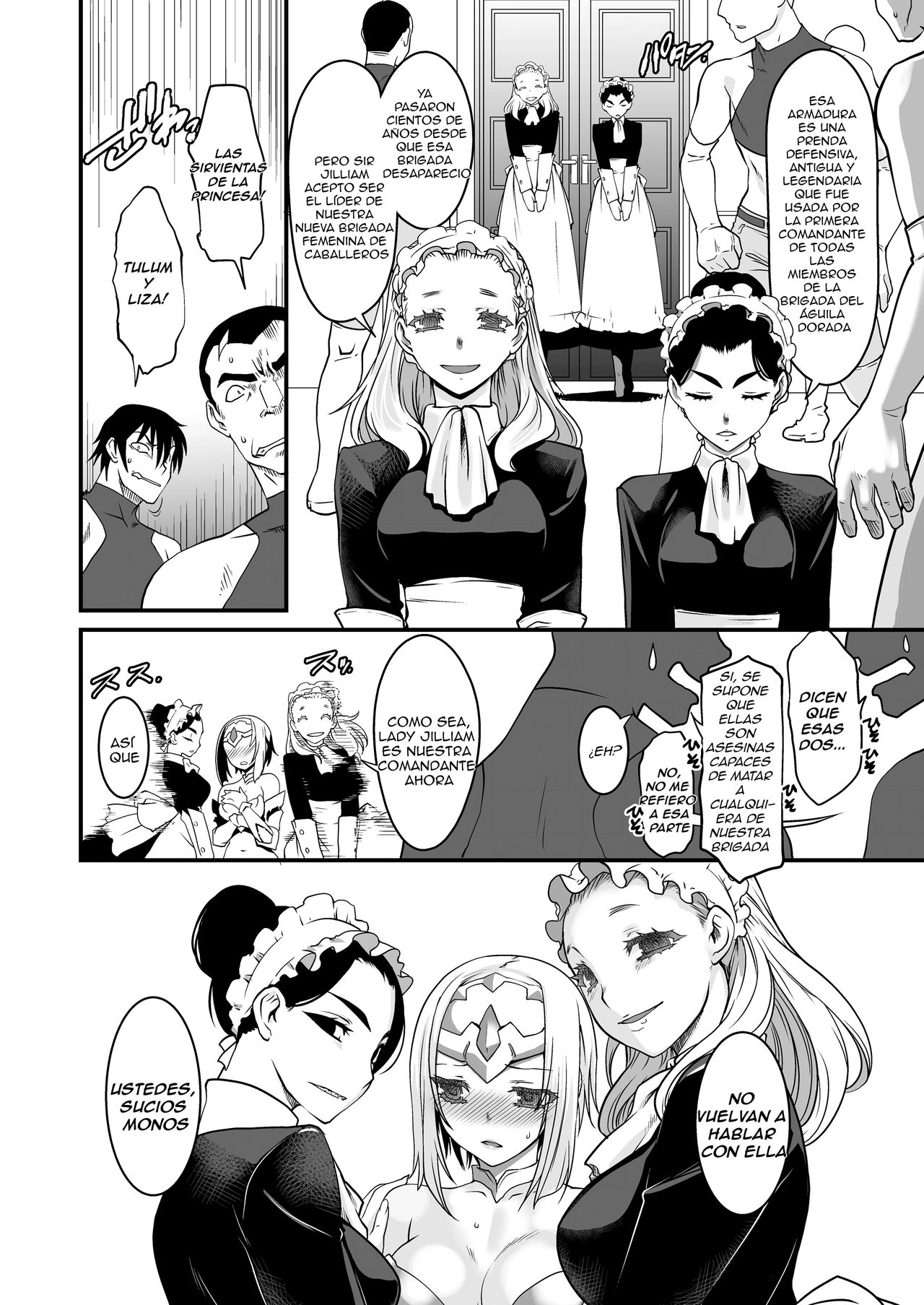 Kishi Danchou Kairakusu Nyoshin Henka ni Kusshita Kishi | La destrucción del comandante Ch. 2 page 3 full