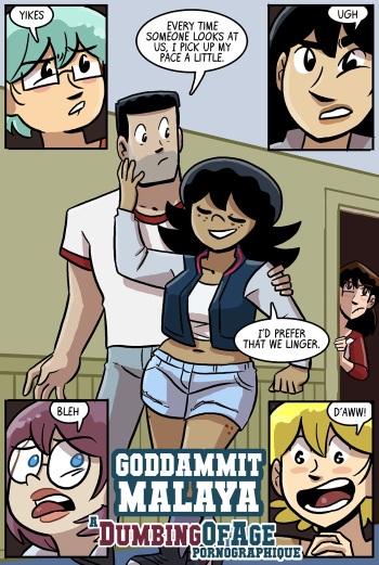 Goddammit Malaya (Dumbing of Age) (Pornographique) cover