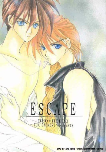 [Banyuu Inryoku (Saemori Jun)] ESCAPE (Gundam Wing) cover