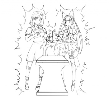 [Soniagreene] Cow Pig Futa Yuri cover