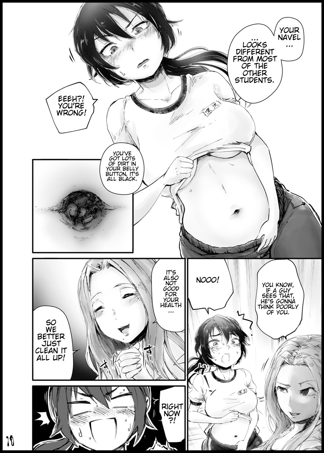 Greedy Navel Desire - an examination of a few belly buttons - - Page 9 -  Comic Porn XXX