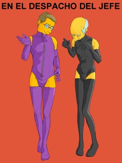 Simpsons xxx - En el despacho del jefe