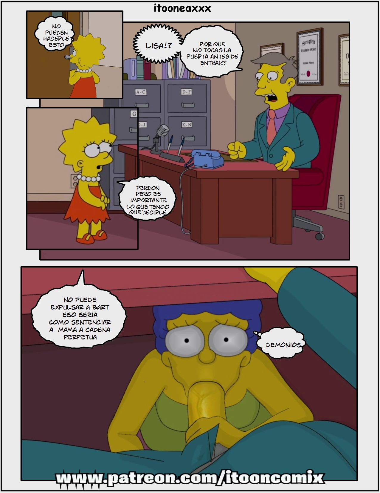 Simpsons Xxx Comics - Simpsons xxx - Expulsado - Page 5 - Comic Porn XXX
