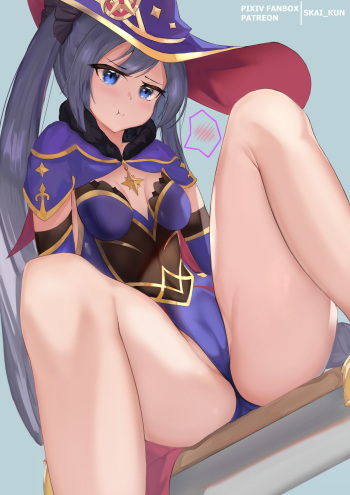 [Skai_kun] Mona - Leggings, Stockings, ... (Genshin Impact) cover