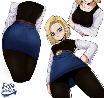 [TSFSingularity (EchoSaber)] Android 18 Mini Comic (Dragon Ball Z) cover