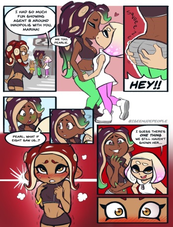 [IseeNudePeople] A Date with 8 (Splatoon) cover