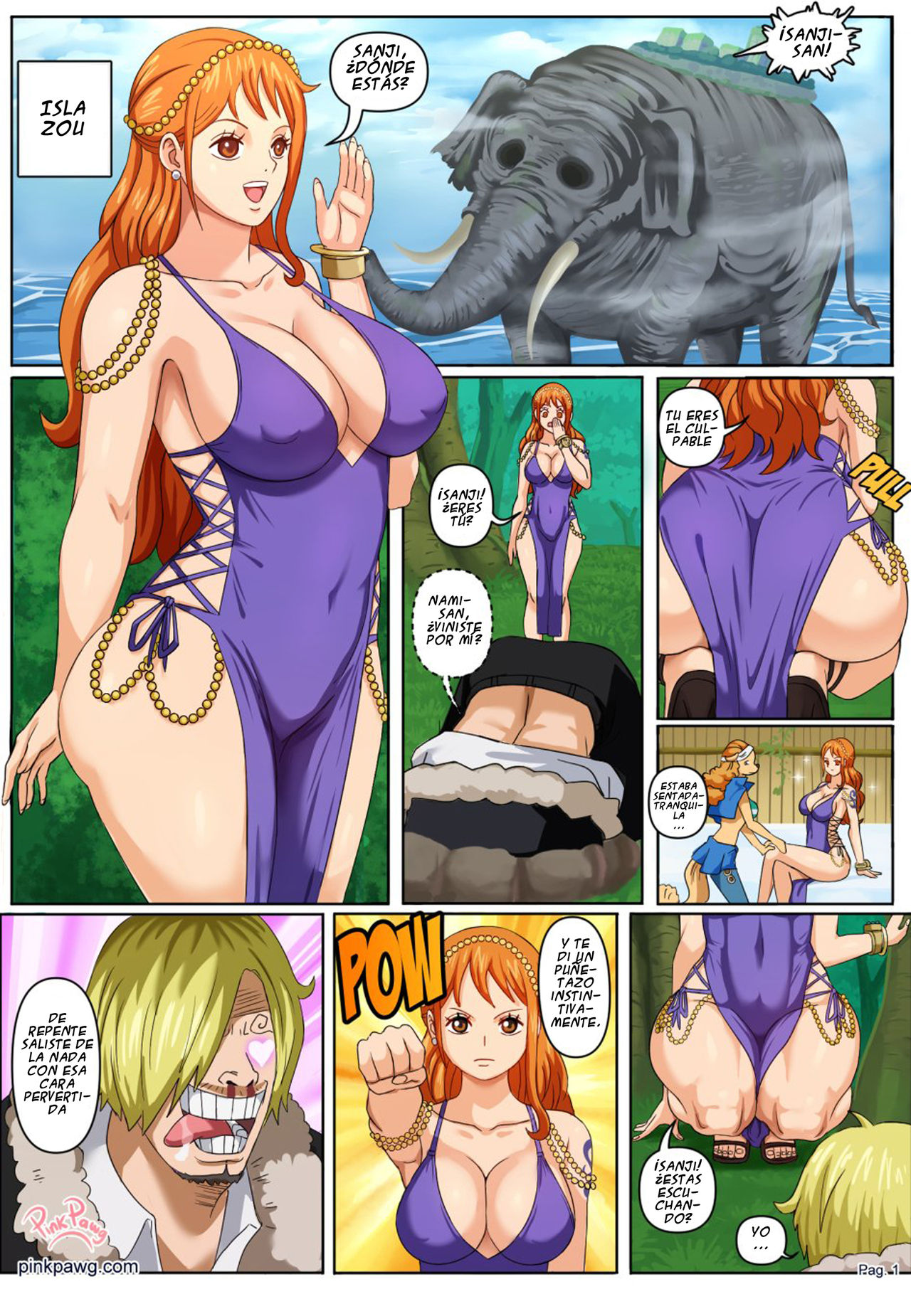 Nami in Zou Island + Extras - Page 2 - Comic Porn XXX